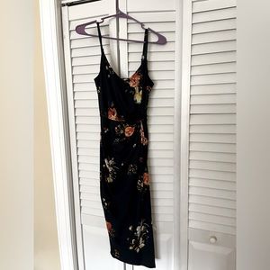 Blue midi dress